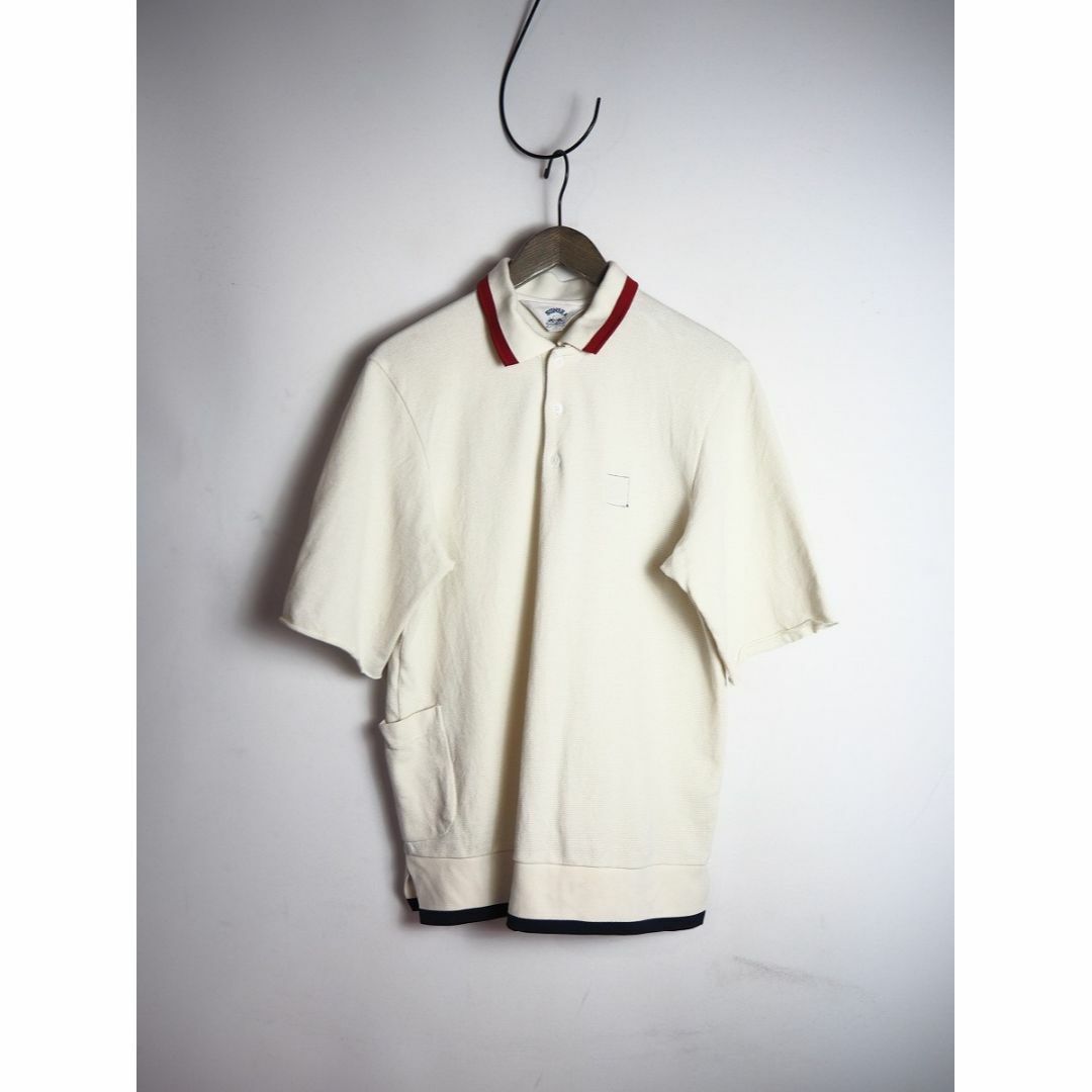 SUNSEA - 美品 23SS SUNSEA サンシー 半袖 テニス ポロ シャツ SUNSEA - 美品 23SS SUNSEA サンシー 半袖 テニス ポロ シャツ