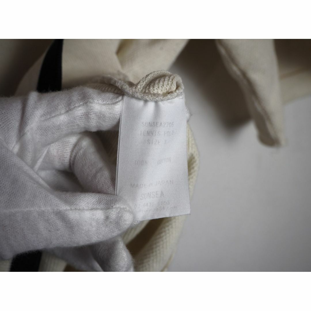 SUNSEA - 美品 23SS SUNSEA サンシー 半袖 テニス ポロ シャツ SUNSEA - 美品 23SS SUNSEA サンシー 半袖 テニス ポロ シャツ