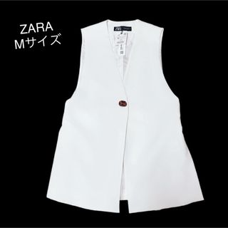 ZARA - 【大人気❗️】【完売品❗️】バックスリットジレ ZARA - 【大人気❗️】【完売品❗️】バックスリットジレ