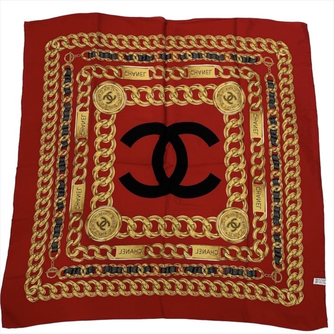 CHANEL - 美品 CHANEL シャネル ロゴ ココマーク チェーン柄 CHANEL - 美品 CHANEL シャネル ロゴ ココマーク チェーン柄