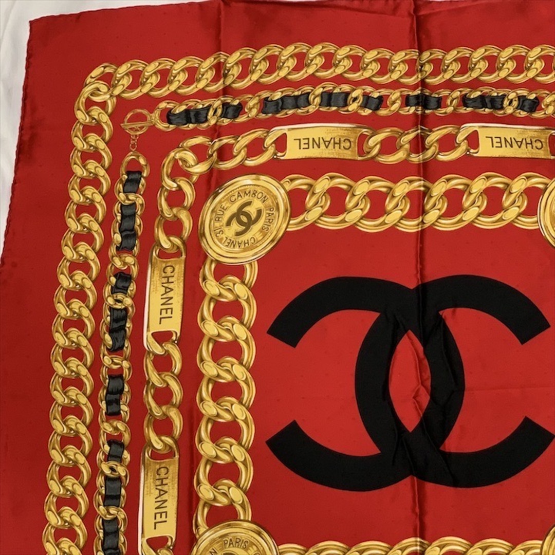 CHANEL - 美品 CHANEL シャネル ロゴ ココマーク チェーン柄 CHANEL - 美品 CHANEL シャネル ロゴ ココマーク チェーン柄