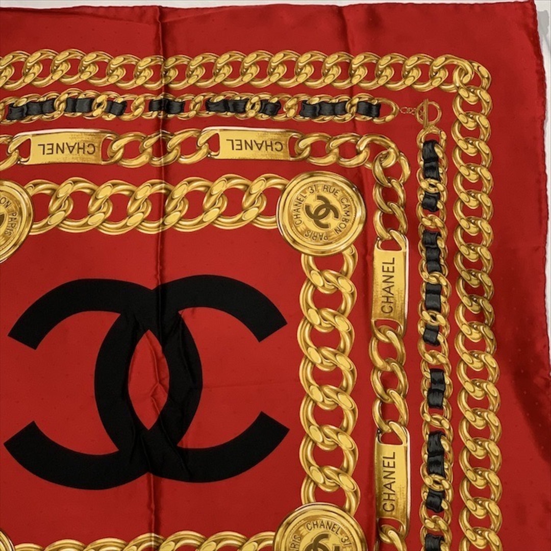 CHANEL - 美品 CHANEL シャネル ロゴ ココマーク チェーン柄 CHANEL - 美品 CHANEL シャネル ロゴ ココマーク チェーン柄
