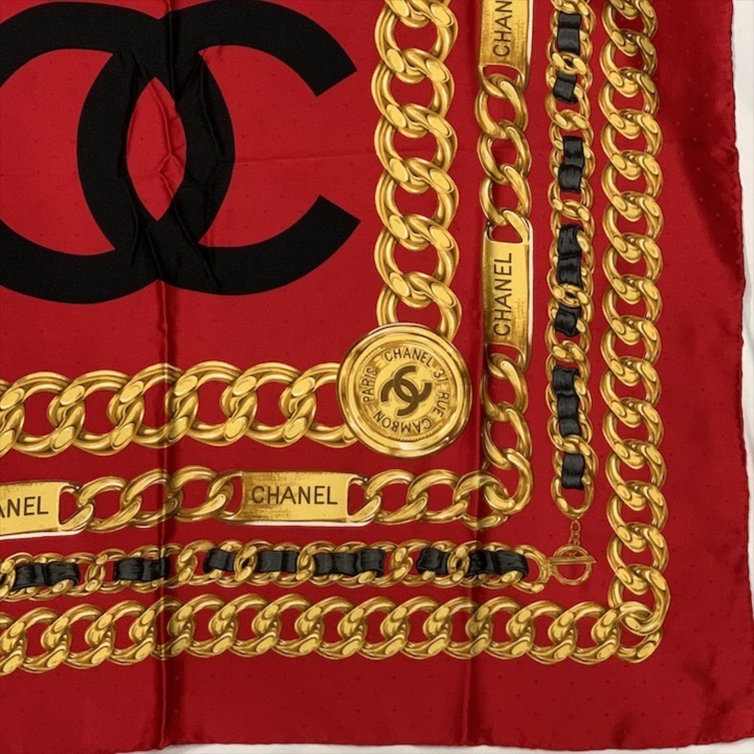 CHANEL - 美品 CHANEL シャネル ロゴ ココマーク チェーン柄 CHANEL - 美品 CHANEL シャネル ロゴ ココマーク チェーン柄