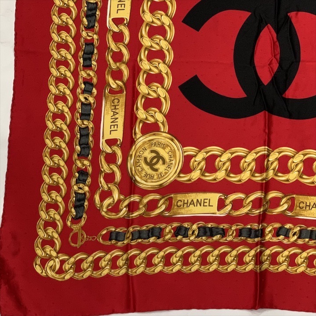 CHANEL - 美品 CHANEL シャネル ロゴ ココマーク チェーン柄 CHANEL - 美品 CHANEL シャネル ロゴ ココマーク チェーン柄
