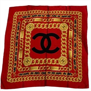 CHANEL - 美品 CHANEL シャネル ロゴ ココマーク チェーン柄 CHANEL - 美品 CHANEL シャネル ロゴ ココマーク チェーン柄