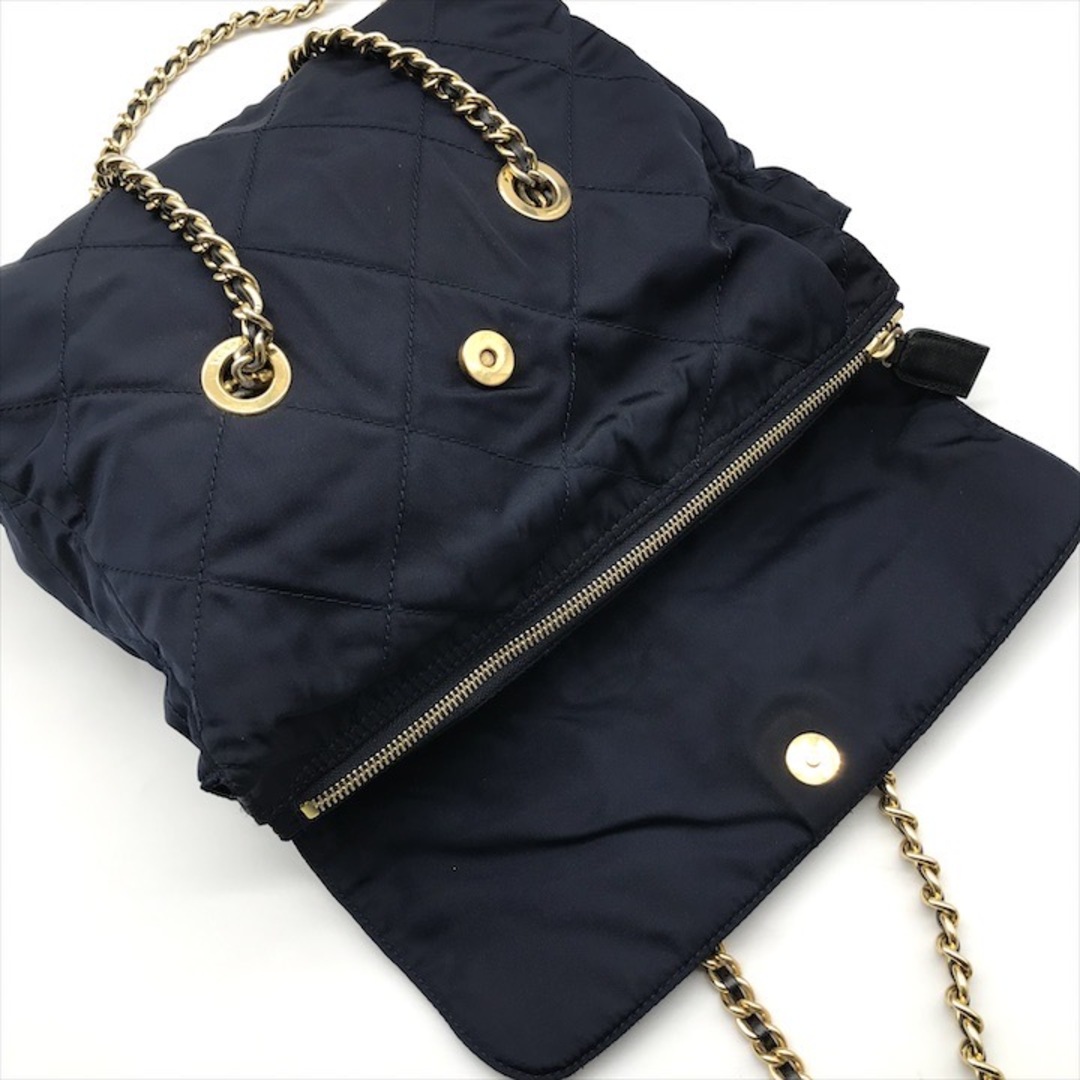 PRADA - 良品 PRADA プラダ 三角ロゴ プレート ナイロン PRADA - 良品 PRADA プラダ 三角ロゴ プレート ナイロン