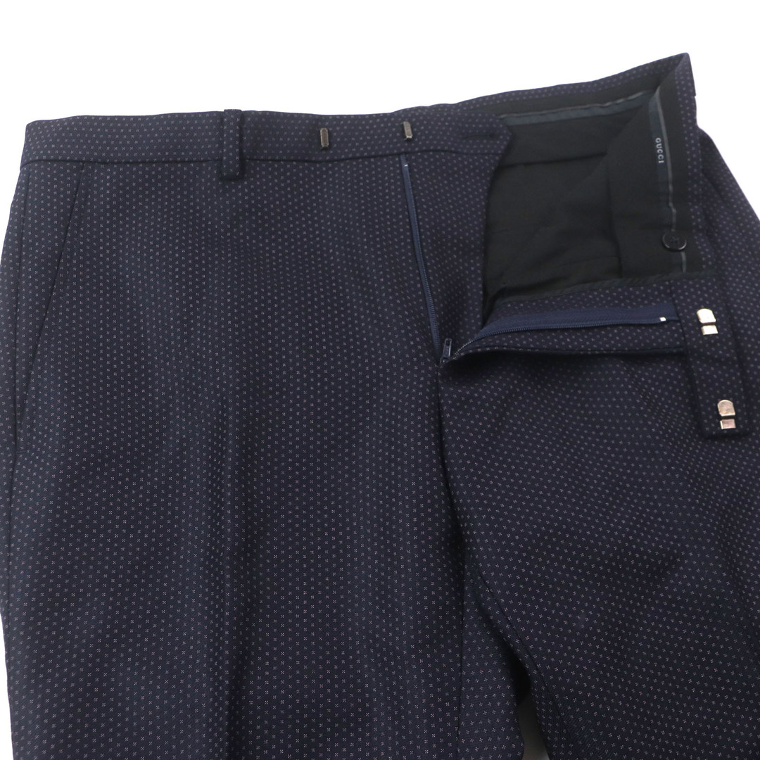 GUCCI - 極美品▽GUCCI グッチ 310824 ウール モヘア 総柄 ロゴ GUCCI - 極美品▽GUCCI グッチ 310824 ウール モヘア 総柄 ロゴ