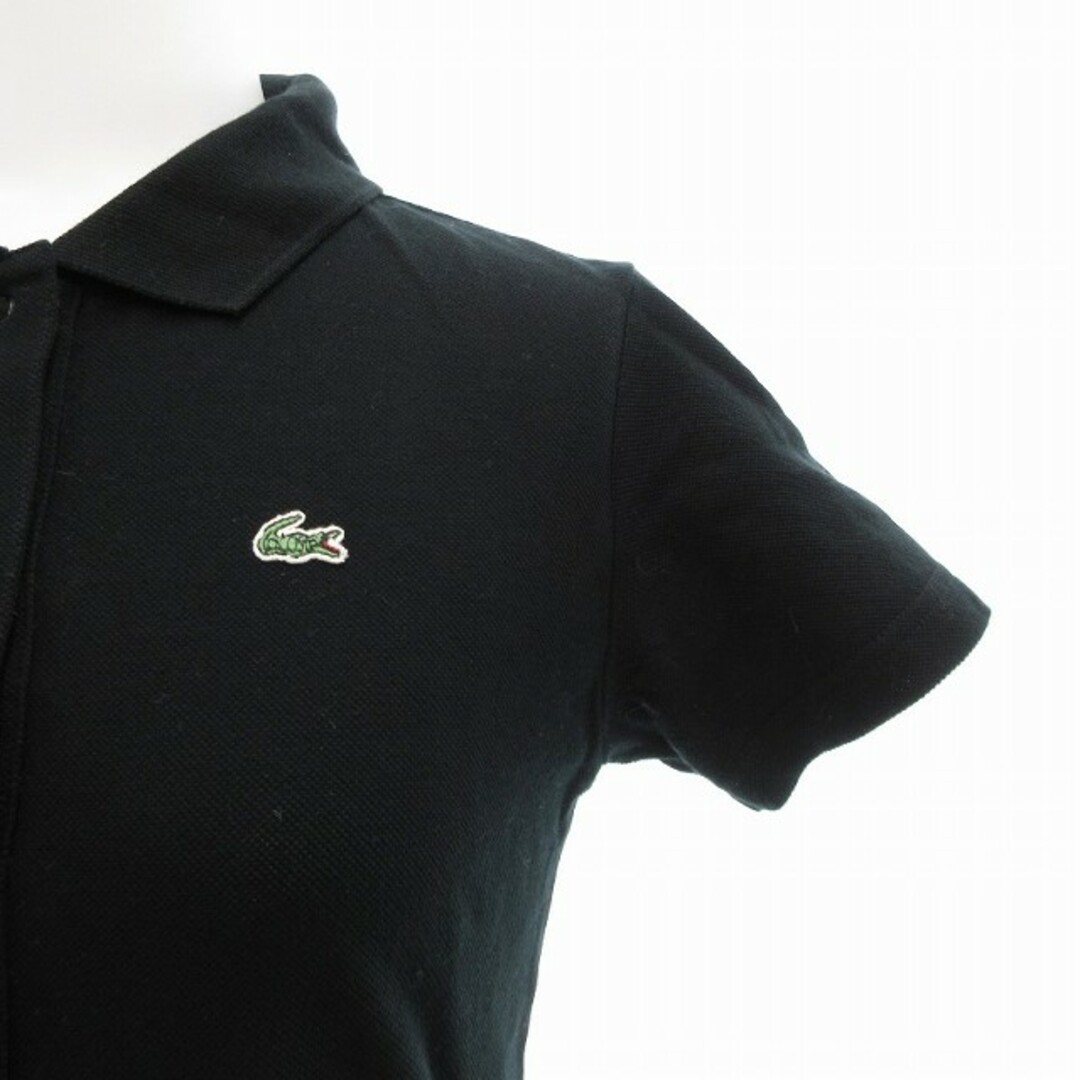 LACOSTE - ラコステ 美品 ポロシャツ ワンピース ロゴ刺繍 ひざ LACOSTE - ラコステ 美品 ポロシャツ ワンピース ロゴ刺繍 ひざ