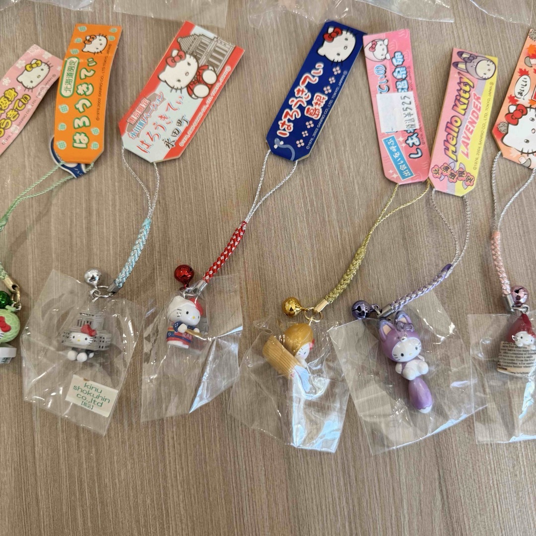 ハローキティ - ご当地キティ ハローキティ ストラップ 19個 ハローキティ - ご当地キティ ハローキティ ストラップ 19個