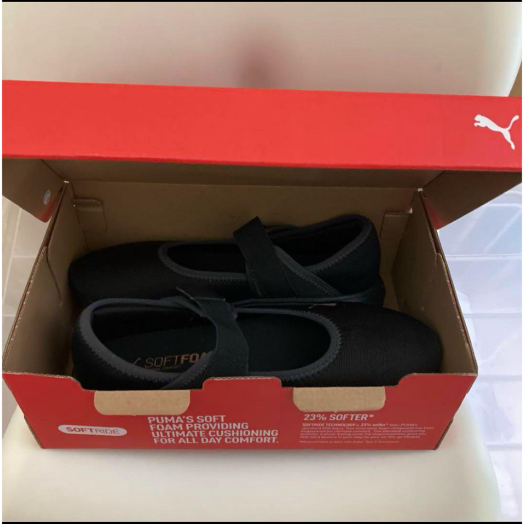 PUMA - ☆PUMA☆プーマ バレエシューズ シューズ 靴 黒 ブラック PUMA - ☆PUMA☆プーマ バレエシューズ シューズ 靴 黒 ブラック