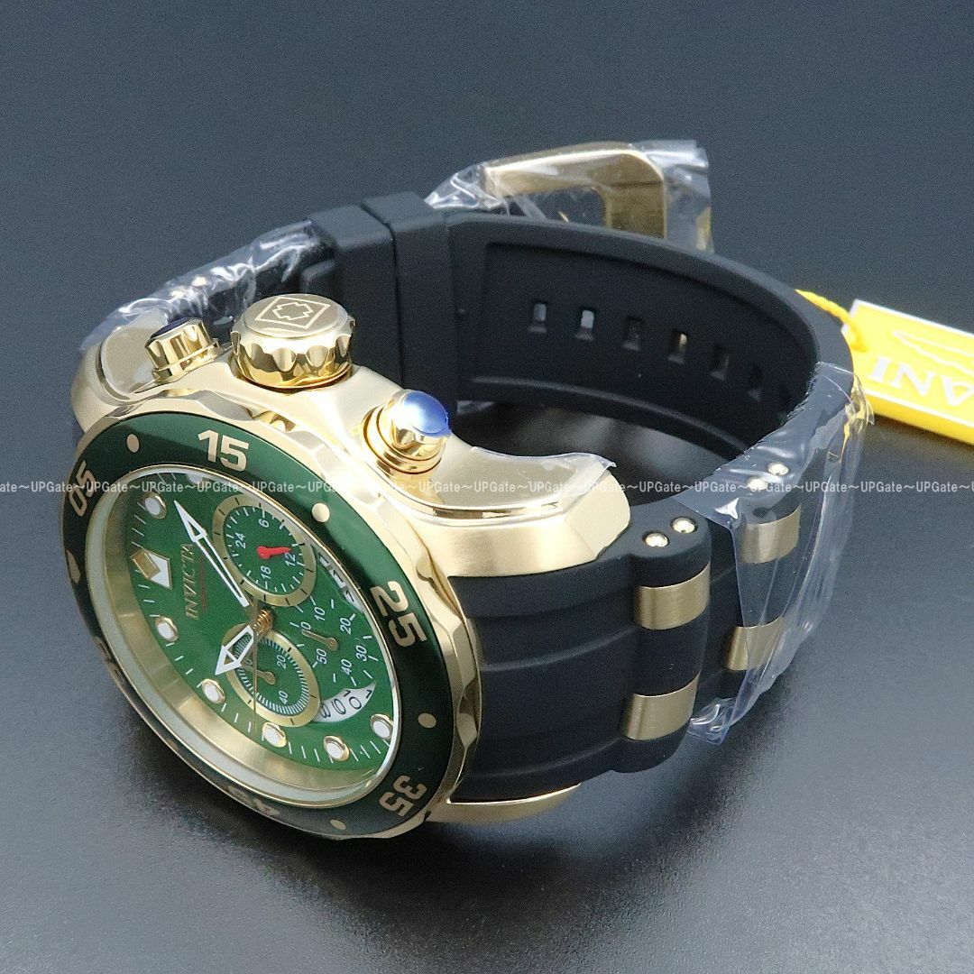 INVICTA - 看板的モデル☆緑金☆クロノグラフ INVICTA Pro Diver INVICTA - 看板的モデル☆緑金☆クロノグラフ INVICTA Pro Diver