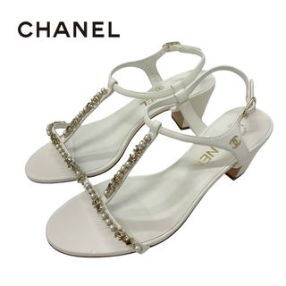 CHANEL - シャネル CHANEL サンダル 靴 シューズ レザー CHANEL - シャネル CHANEL サンダル 靴 シューズ レザー