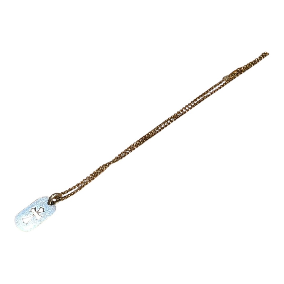 Chrome Hearts - Chrome Hearts<br> Dog tag R18 Roll chain set Chrome Hearts - Chrome Hearts<br> Dog tag R18 Roll chain set