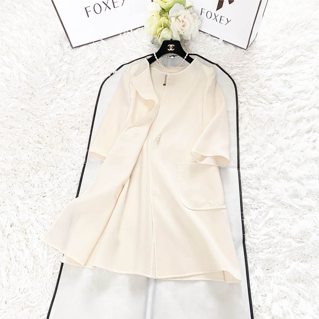 FOXEY - ☆新品同様☆FOXEY デイジーリン スプリングコート☆の FOXEY - ☆新品同様☆FOXEY デイジーリン スプリングコート☆の