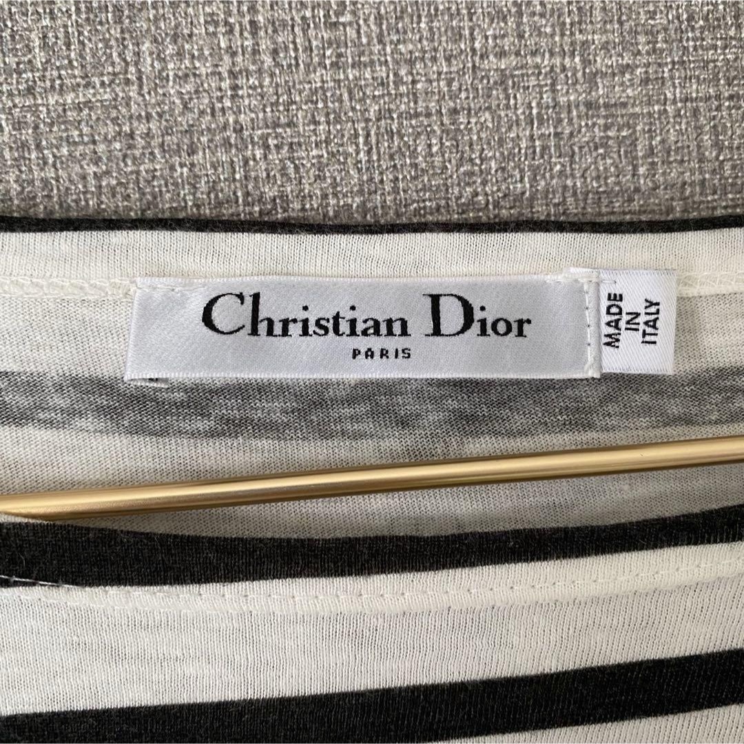 Christian Dior - Christian Dior ボーダー メッセージロゴT Christian Dior - Christian Dior ボーダー メッセージロゴT