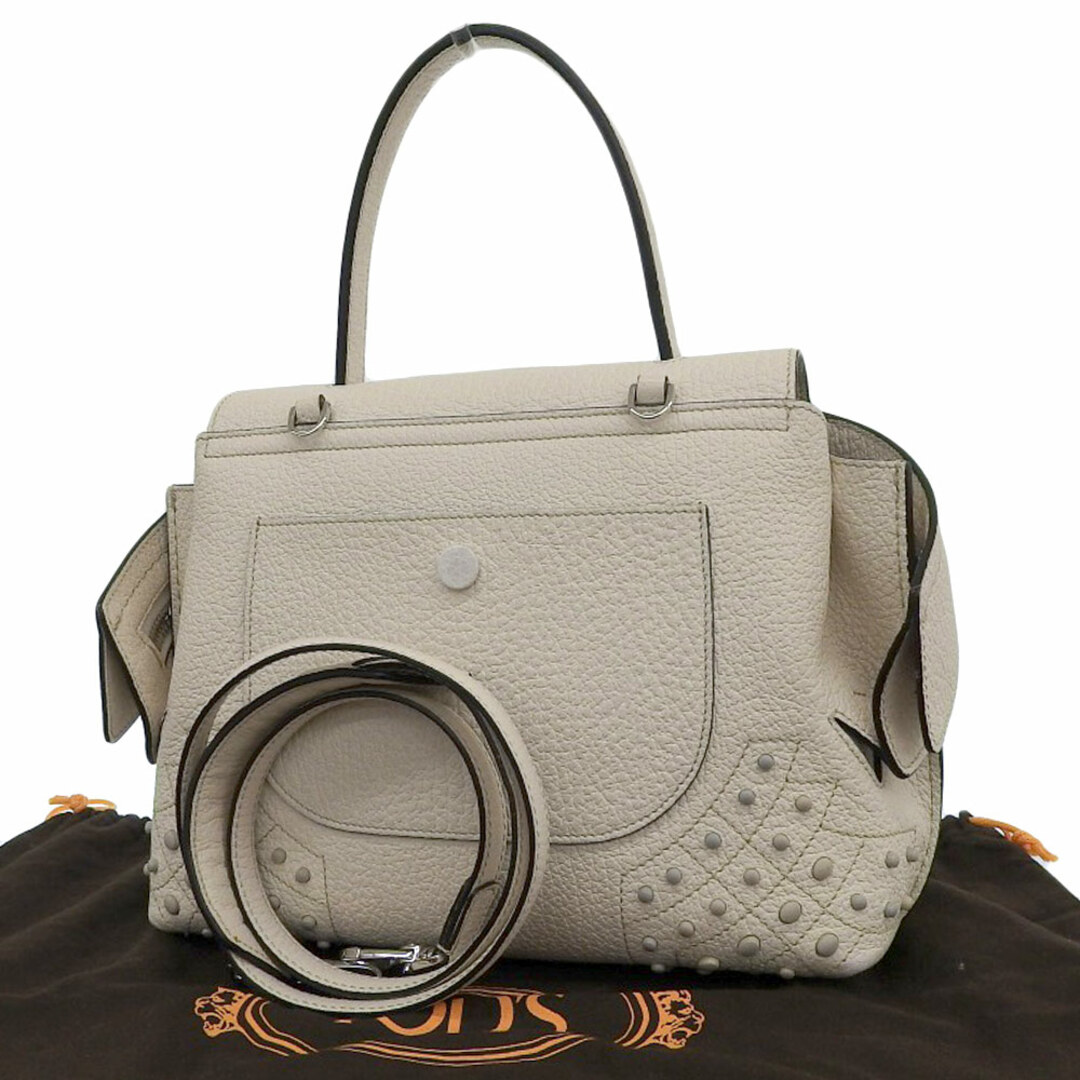 TOD'S - 超美品 トッズ TOD'S 2019年 WAVE ウェーブ レザー 2way TOD'S - 超美品 トッズ TOD'S 2019年 WAVE ウェーブ レザー 2way