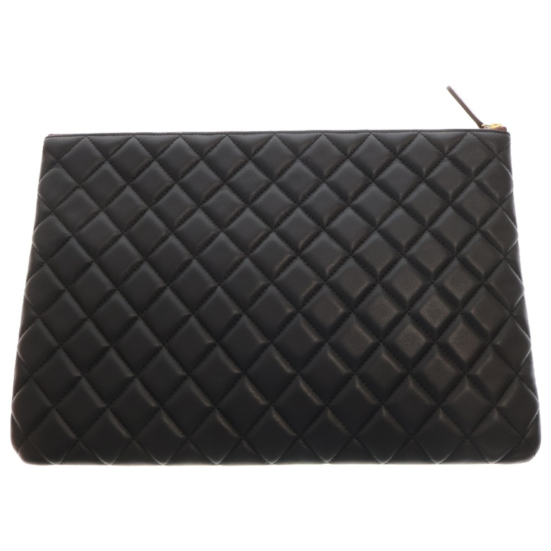 CHANEL - CHANEL シャネル マトラッセ クラッチバッグ ブラック CHANEL - CHANEL シャネル マトラッセ クラッチバッグ ブラック