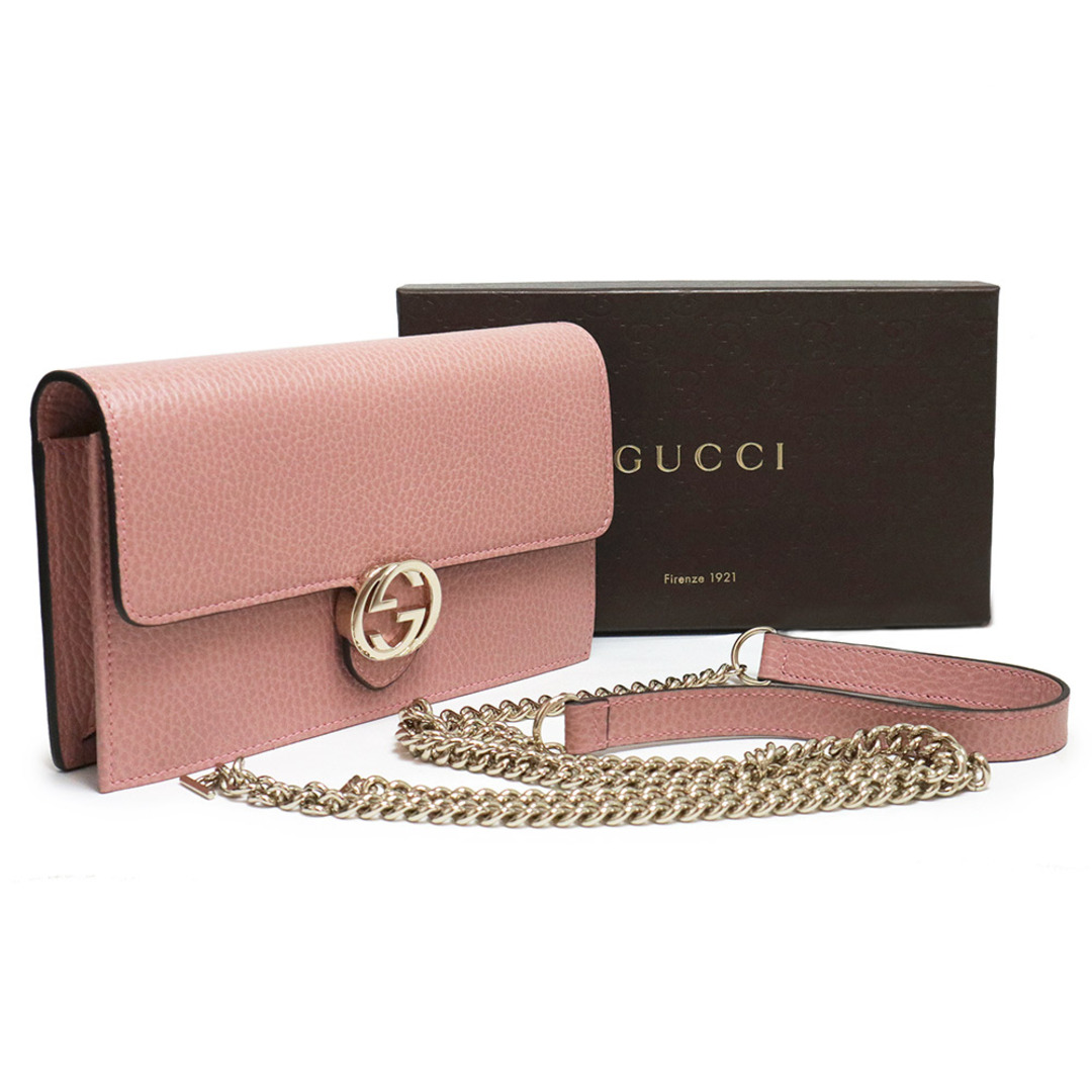 GUCCI - グッチ インターロッキングG チェーンウォレット 長財布 GUCCI - グッチ インターロッキングG チェーンウォレット 長財布