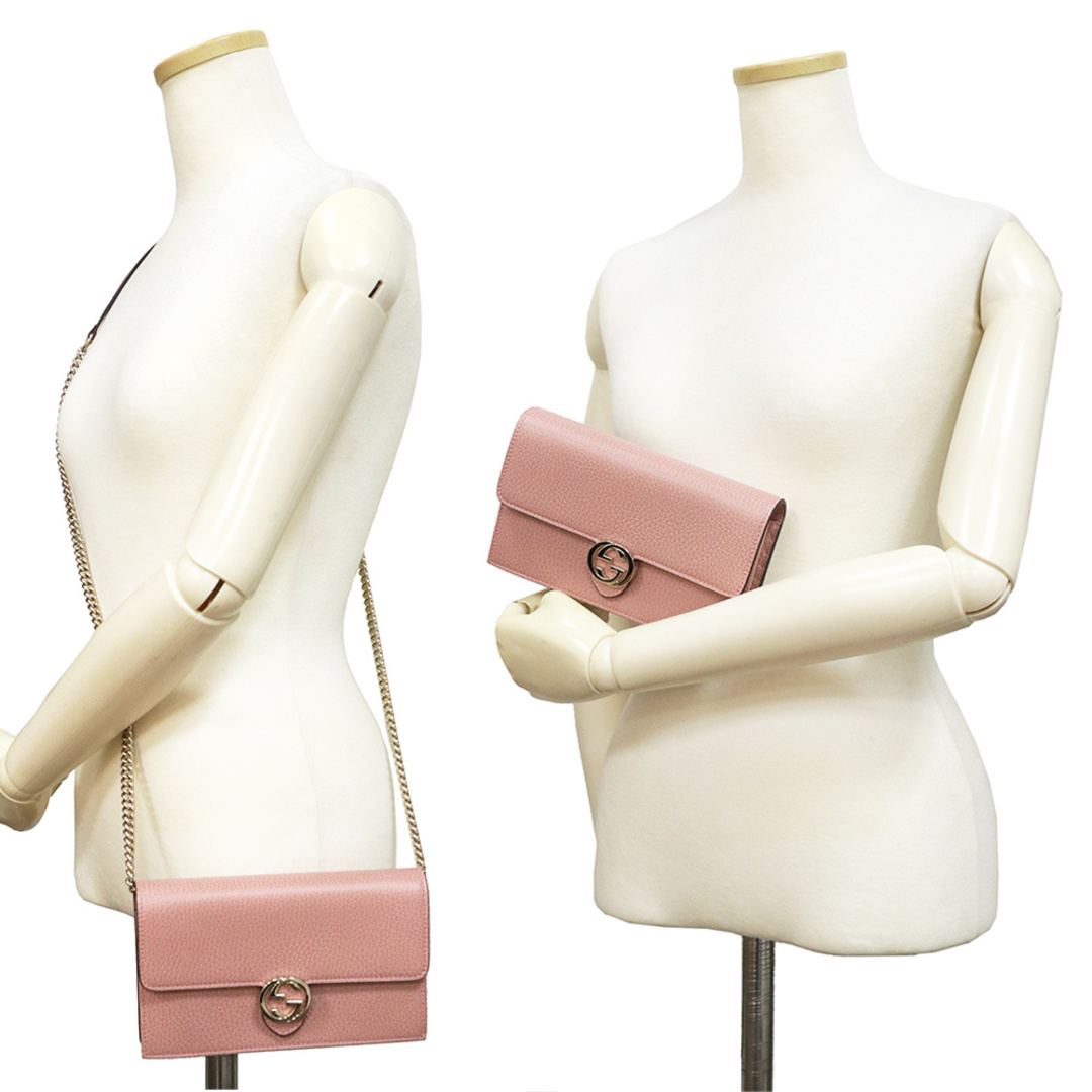 GUCCI - グッチ インターロッキングG チェーンウォレット 長財布 GUCCI - グッチ インターロッキングG チェーンウォレット 長財布