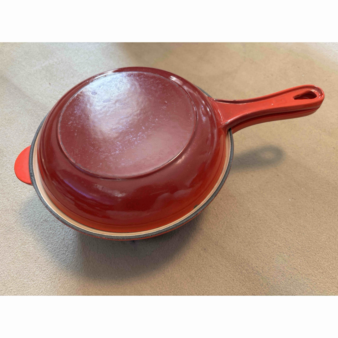LE CREUSET - 廃盤 ル・クルーゼ クラシック片手鍋 フライパン LE CREUSET - 廃盤 ル・クルーゼ クラシック片手鍋 フライパン