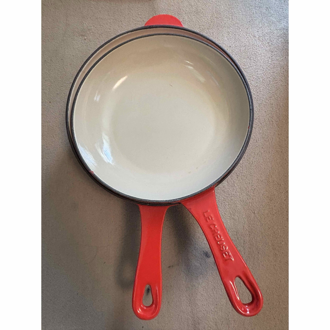 LE CREUSET - 廃盤 ル・クルーゼ クラシック片手鍋 フライパン LE CREUSET - 廃盤 ル・クルーゼ クラシック片手鍋 フライパン