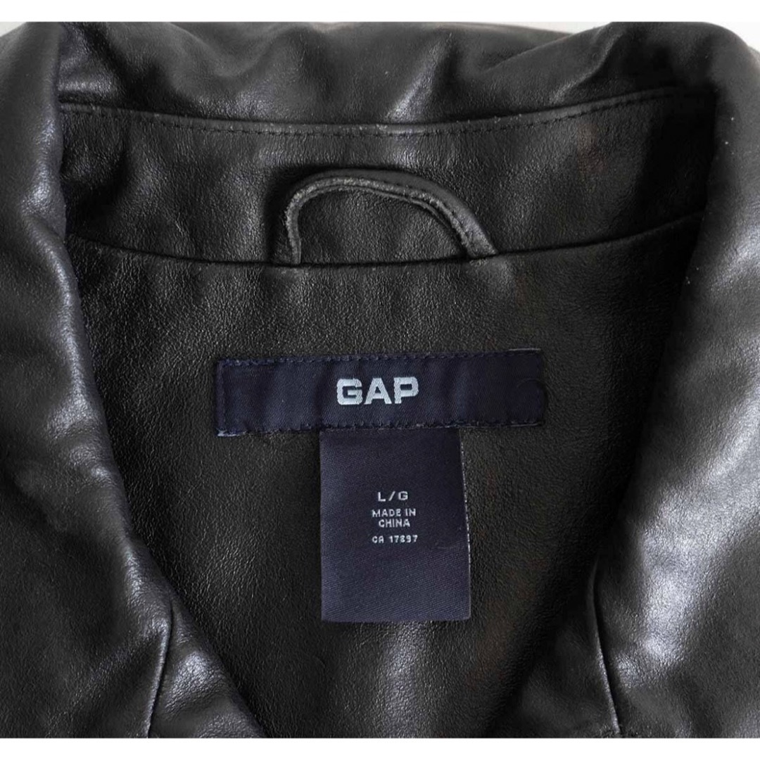 GAP - OLD GAP【レザー ジップ ジャケット】の通販 by wmks GAP - OLD GAP【レザー ジップ ジャケット】の通販 by wmks
