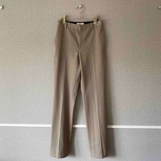 CELINE - CELINE 34 ベージュセンタープレスパンツ ストレート CELINE - CELINE 34 ベージュセンタープレスパンツ ストレート