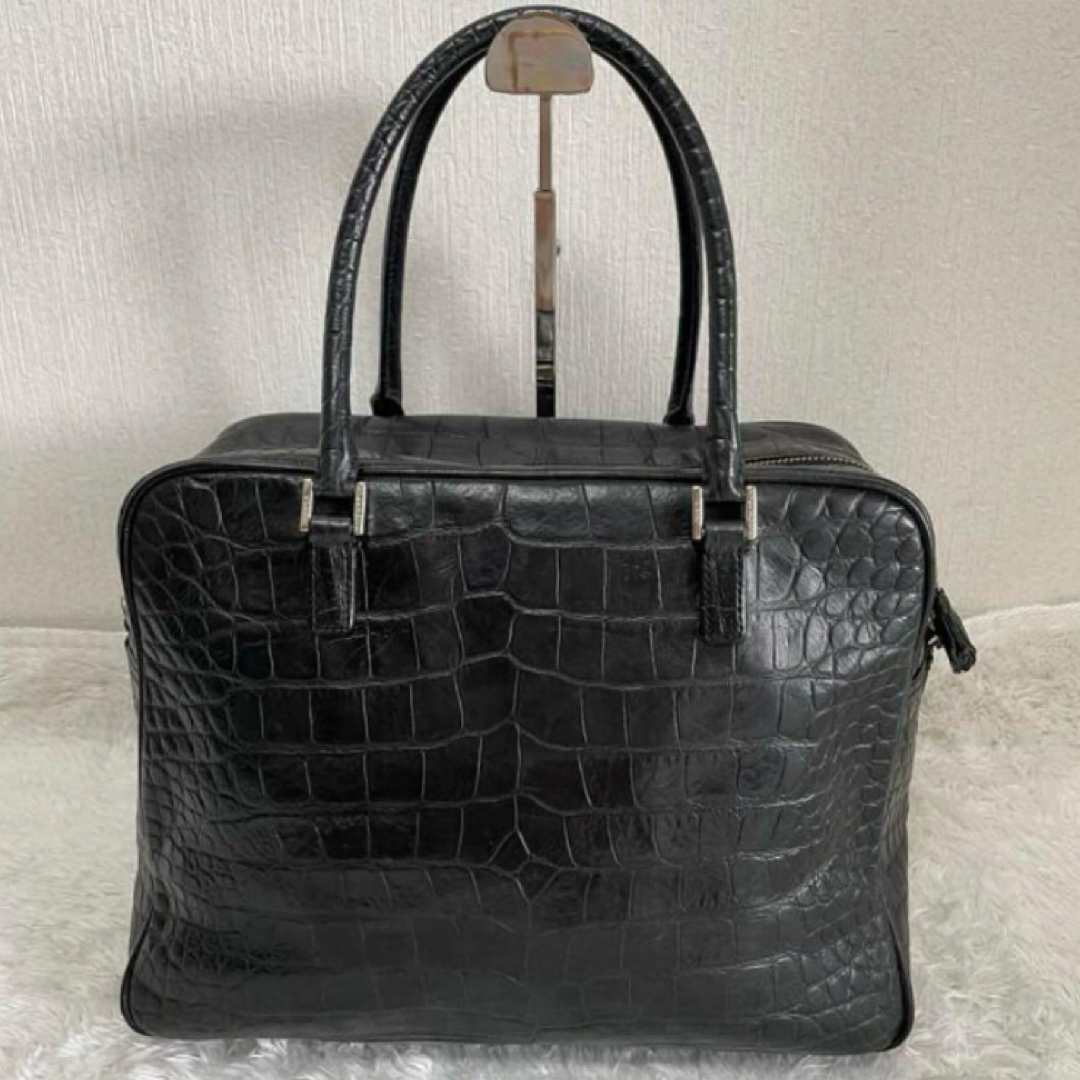 ANYA HINDMARCH - アニヤハインドマーチ カーカー クロコ型押し ANYA HINDMARCH - アニヤハインドマーチ カーカー クロコ型押し