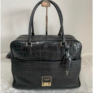 ANYA HINDMARCH - アニヤハインドマーチ カーカー クロコ型押し ANYA HINDMARCH - アニヤハインドマーチ カーカー クロコ型押し
