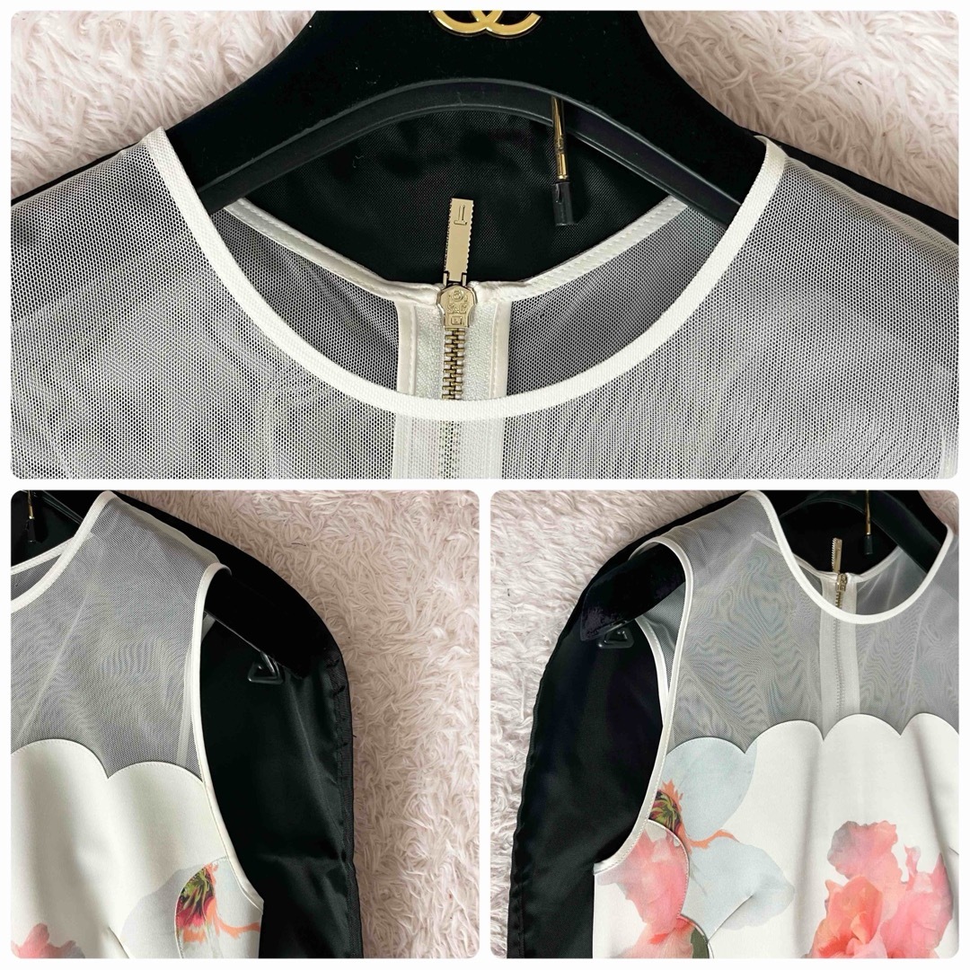 TED BAKER - 20 テッドベイカー ドレス ワンピース 花柄 TED BAKER - 20 テッドベイカー ドレス ワンピース 花柄