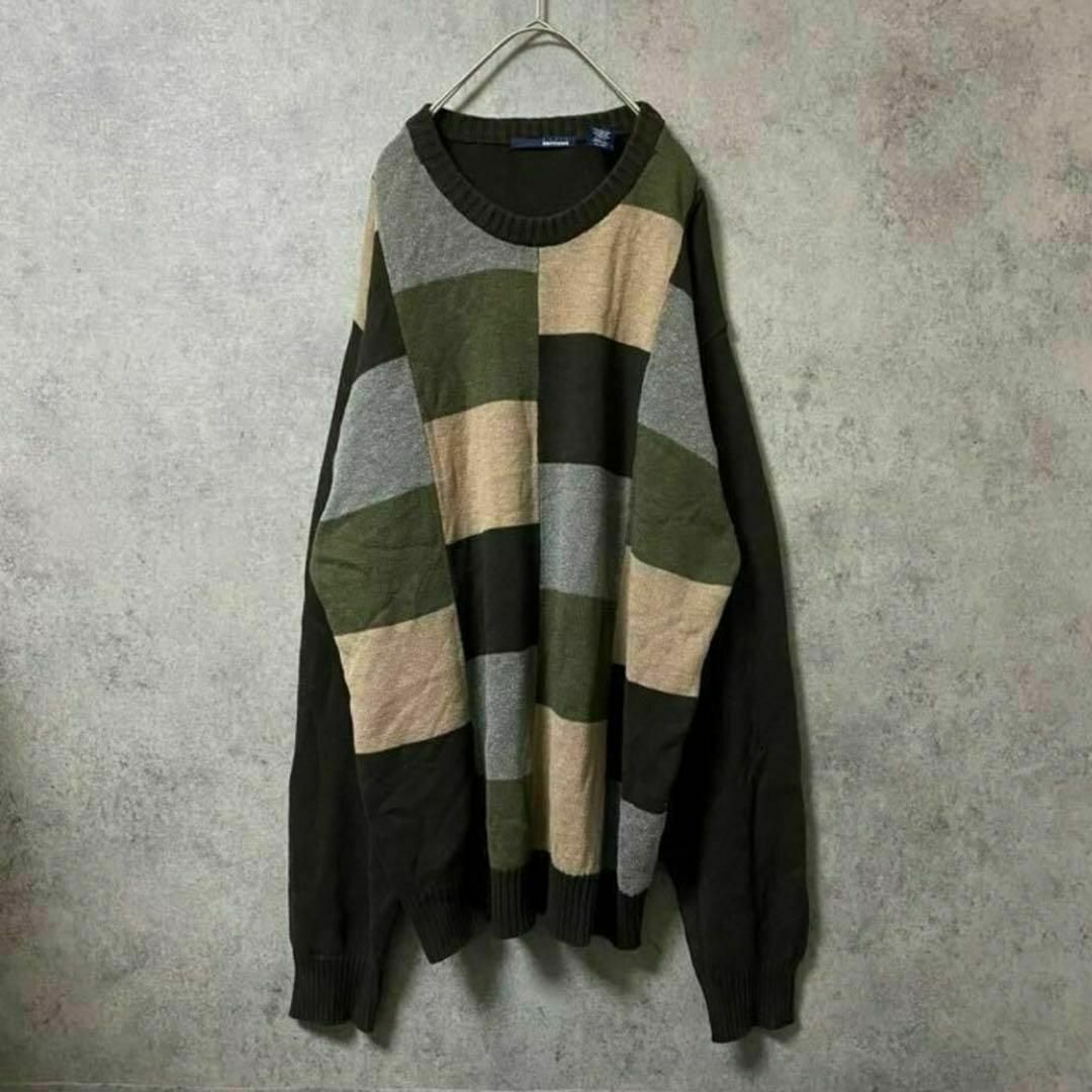 VINTAGE - 90S vintage 柄ニット セーター メンズ XL 古着 個性 VINTAGE - 90S vintage 柄ニット セーター メンズ XL 古着 個性