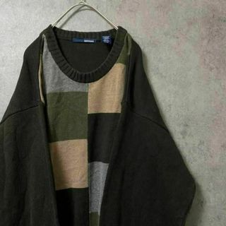 VINTAGE - 90S vintage 柄ニット セーター メンズ XL 古着 個性 VINTAGE - 90S vintage 柄ニット セーター メンズ XL 古着 個性