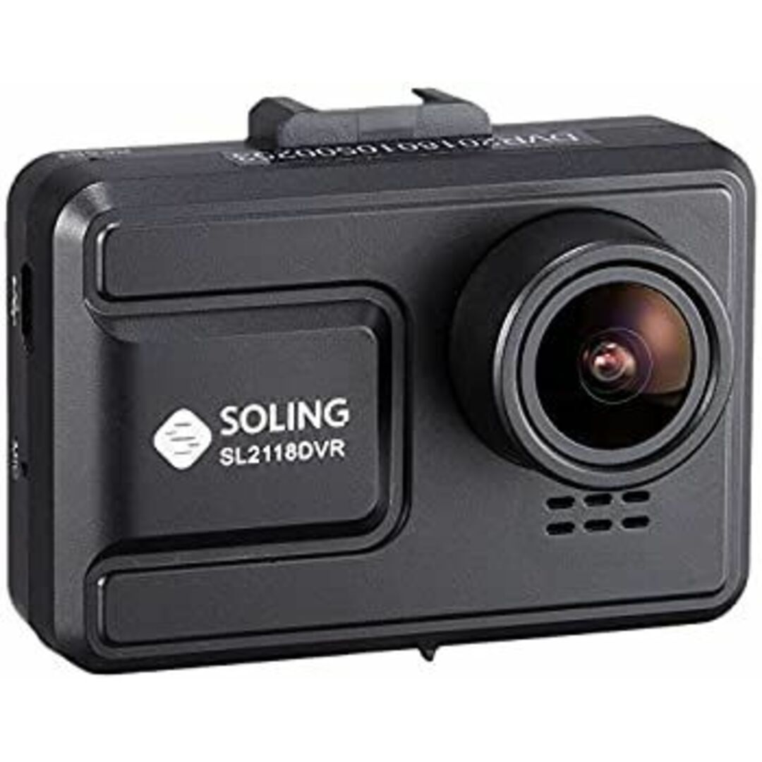 SOLING(ソーリン) 200万画素FULL HDドライブレコーダー カメラ本体一体型ドライブレコーダー SL2118DVR 自動車/バイクの自動車(カーナビ/カーテレビ)の商品写真