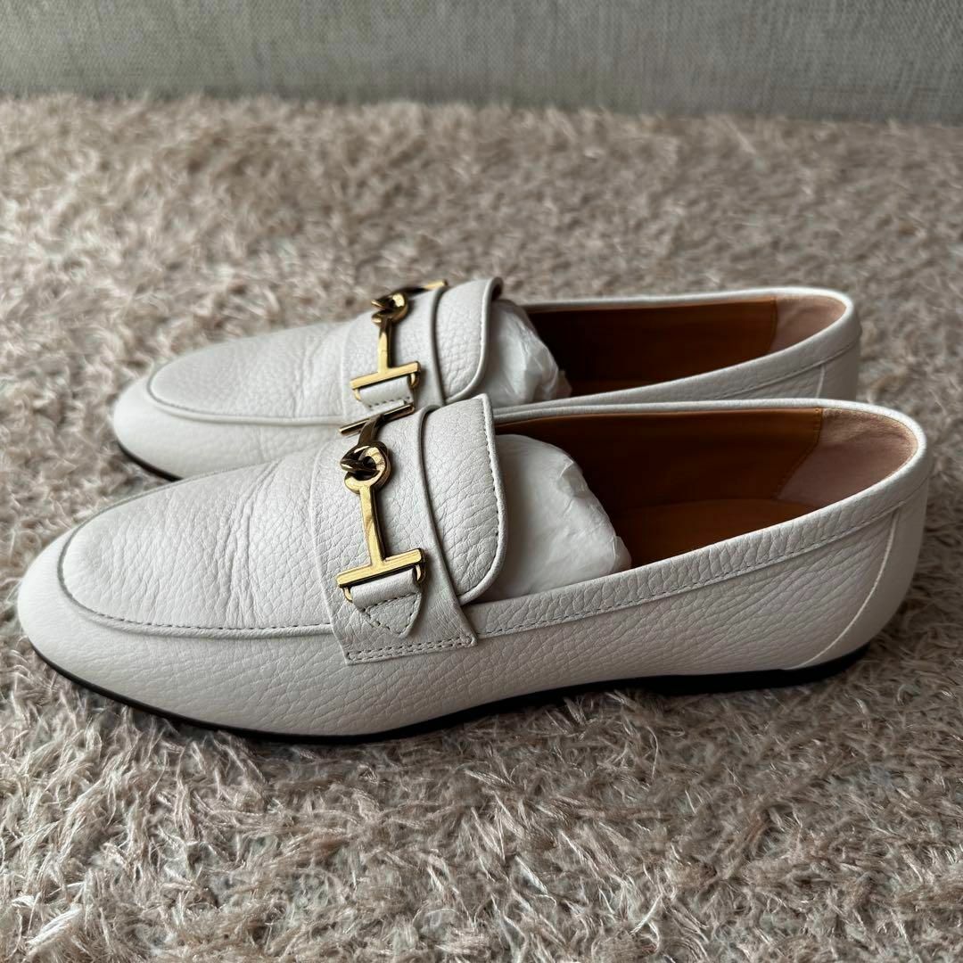 TOD'S - 【未使用】TOD'S トッズ レザー ビットローファー 白 TOD'S - 【未使用】TOD'S トッズ レザー ビットローファー 白