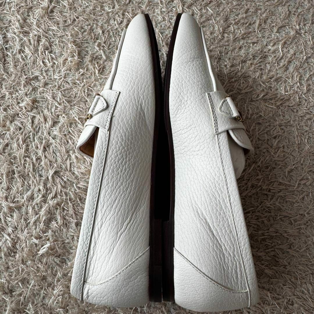 TOD'S - 【未使用】TOD'S トッズ レザー ビットローファー 白 TOD'S - 【未使用】TOD'S トッズ レザー ビットローファー 白