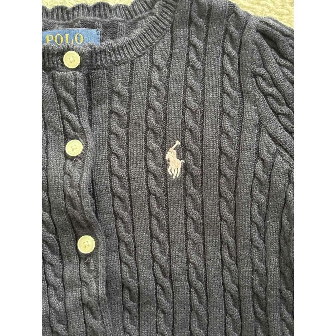 POLO RALPH LAUREN - ラルフローレン ネイビー カーディガンの POLO RALPH LAUREN - ラルフローレン ネイビー カーディガンの