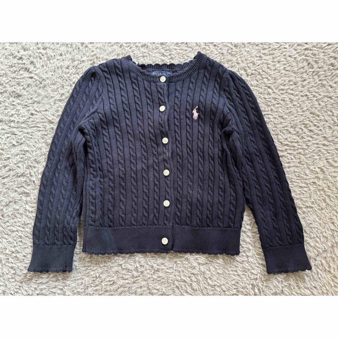 POLO RALPH LAUREN - ラルフローレン ネイビー カーディガンの POLO RALPH LAUREN - ラルフローレン ネイビー カーディガンの