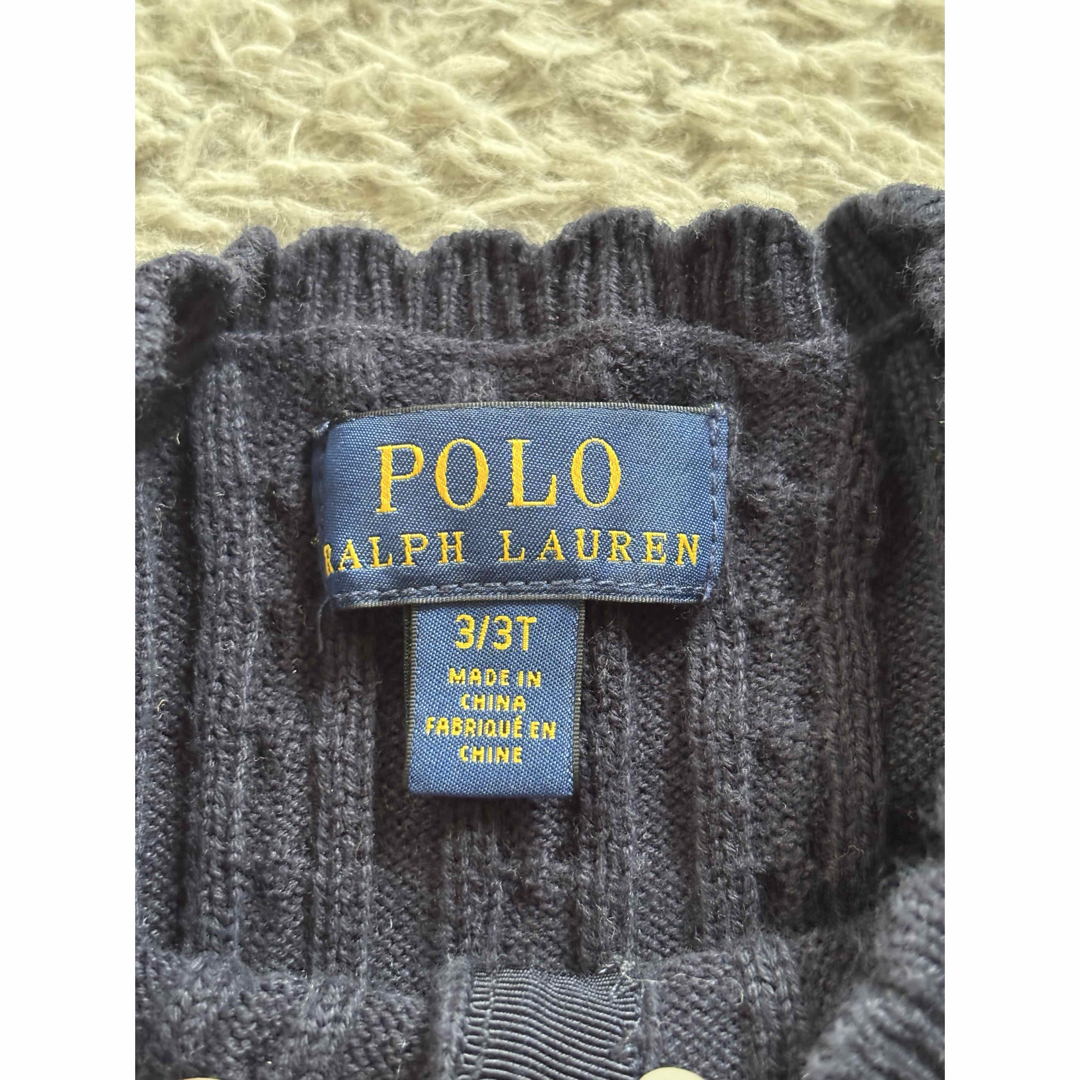 POLO RALPH LAUREN - ラルフローレン ネイビー カーディガンの POLO RALPH LAUREN - ラルフローレン ネイビー カーディガンの