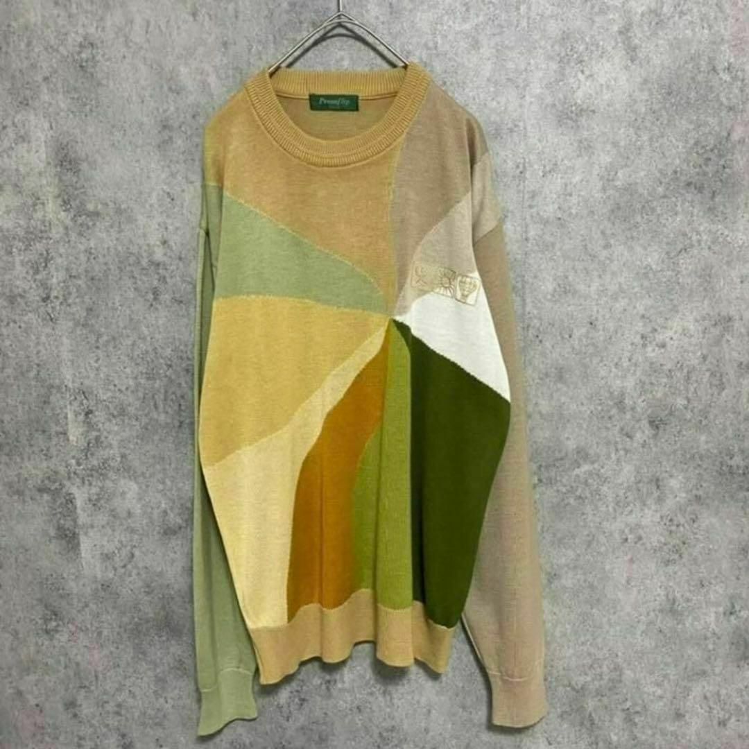 VINTAGE - 90S vintage 柄ニット セーター メンズ M アクリル VINTAGE - 90S vintage 柄ニット セーター メンズ M アクリル