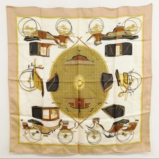 HERMES - エルメス HERMES スカーフ カレ90 シルク100% 落ち葉 HERMES - エルメス HERMES スカーフ カレ90 シルク100% 落ち葉