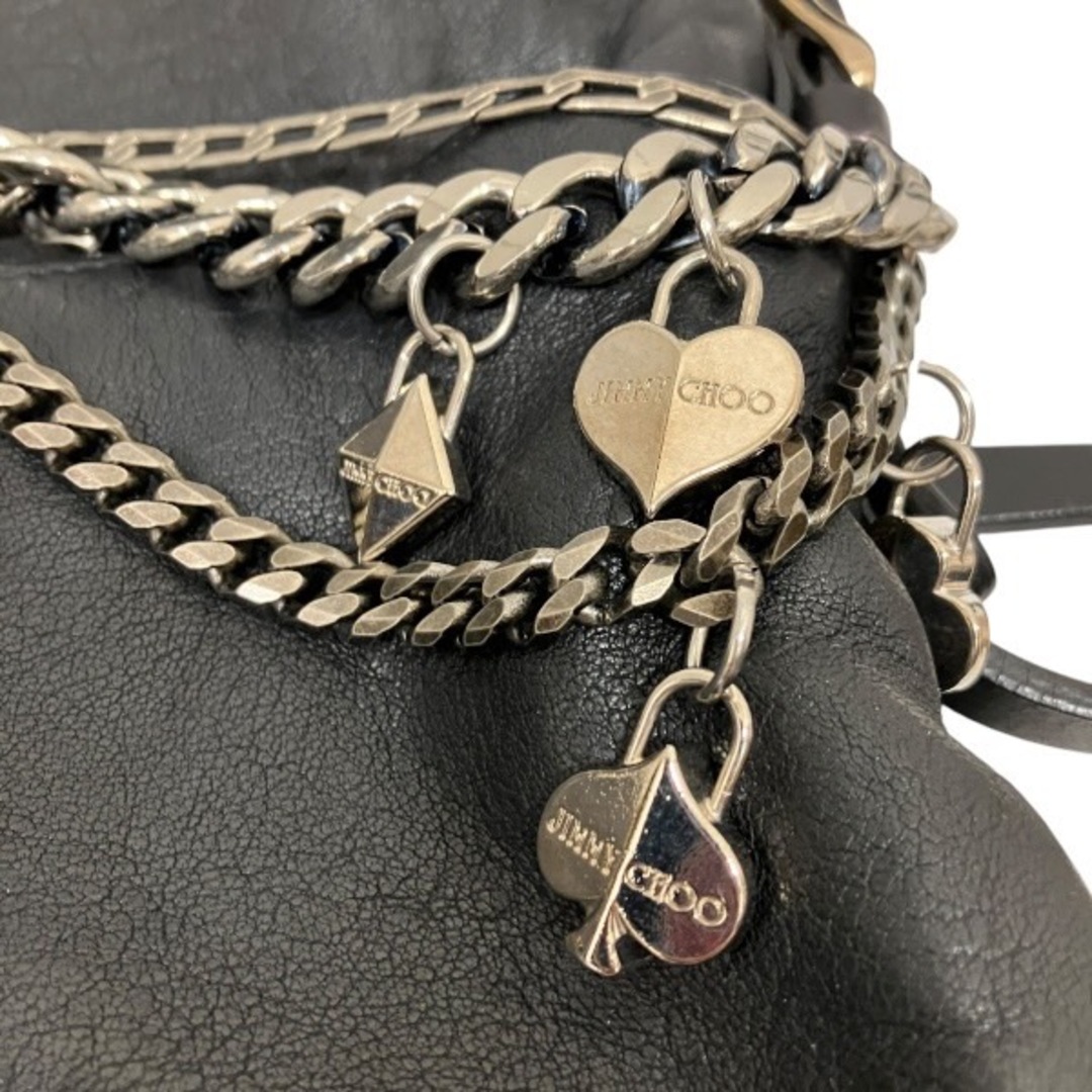 JIMMY CHOO - ジミーチュウ バイカー 3連チェーン バッグ JIMMY CHOO - ジミーチュウ バイカー 3連チェーン バッグ