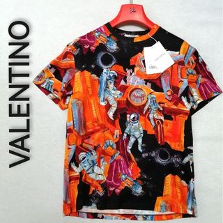 VALENTINO(Tシャツ/カットソー(半袖/袖なし) ・ ブラック/黒色 VALENTINO(Tシャツ/カットソー(半袖/袖なし) ・ ブラック/黒色