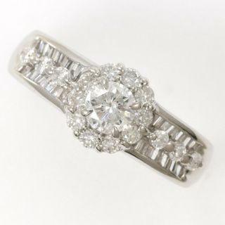 PT900 プラチナ リング 指輪 11号 ダイヤ 0.31 0.45 鑑定書 総重量約4.9g ジュエリー 中古 送料無料 新品同様 【中古】【あす楽】 ギフトラッピング無料(リング(指輪))