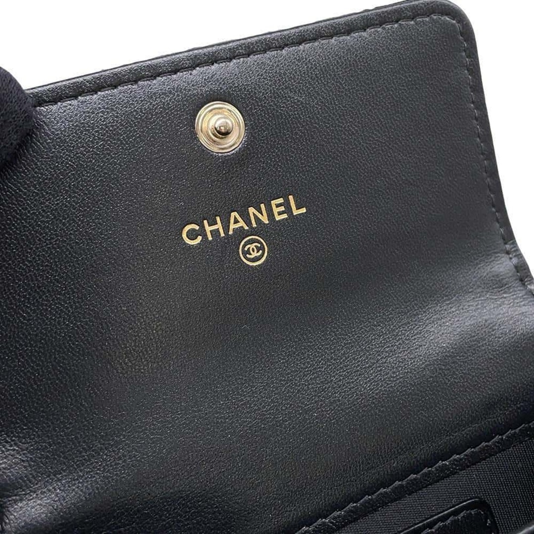 CHANEL - シャネル コインケース マトラッセ ココマーク ベロア CHANEL - シャネル コインケース マトラッセ ココマーク ベロア