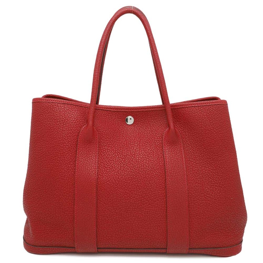 HERMES - エルメス トートバッグ ガーデンパーティPM ルージュ HERMES - エルメス トートバッグ ガーデンパーティPM ルージュ