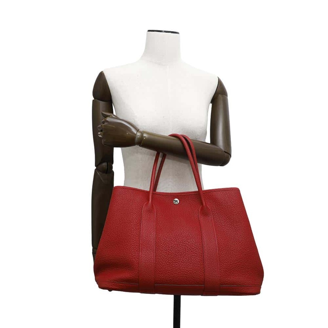 HERMES - エルメス トートバッグ ガーデンパーティPM ルージュ HERMES - エルメス トートバッグ ガーデンパーティPM ルージュ