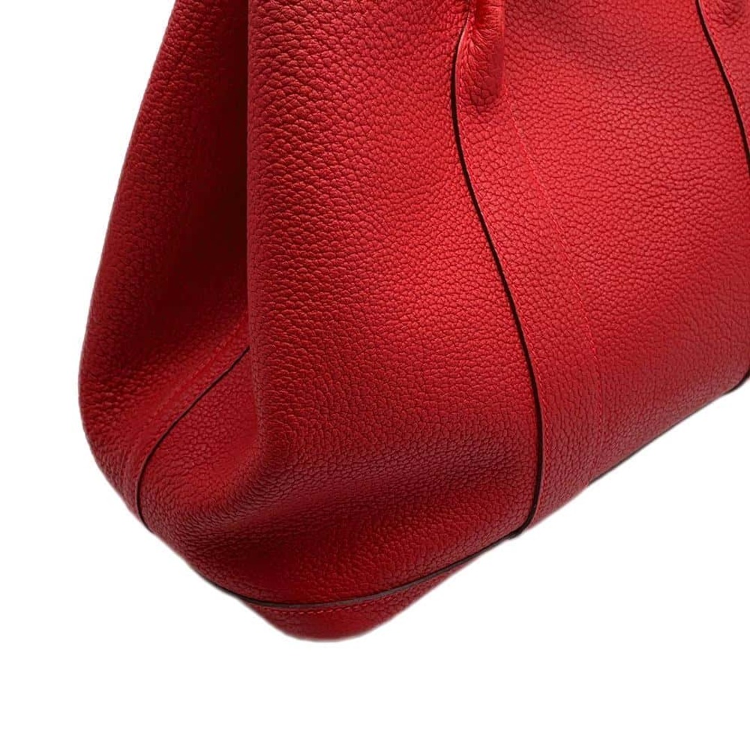 HERMES - エルメス トートバッグ ガーデンパーティPM ルージュ HERMES - エルメス トートバッグ ガーデンパーティPM ルージュ