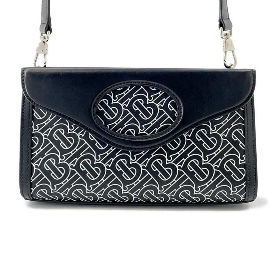 BURBERRY - バーバリー クラッチバッグ BTロゴ レザー BURBERRY BURBERRY - バーバリー クラッチバッグ BTロゴ レザー BURBERRY
