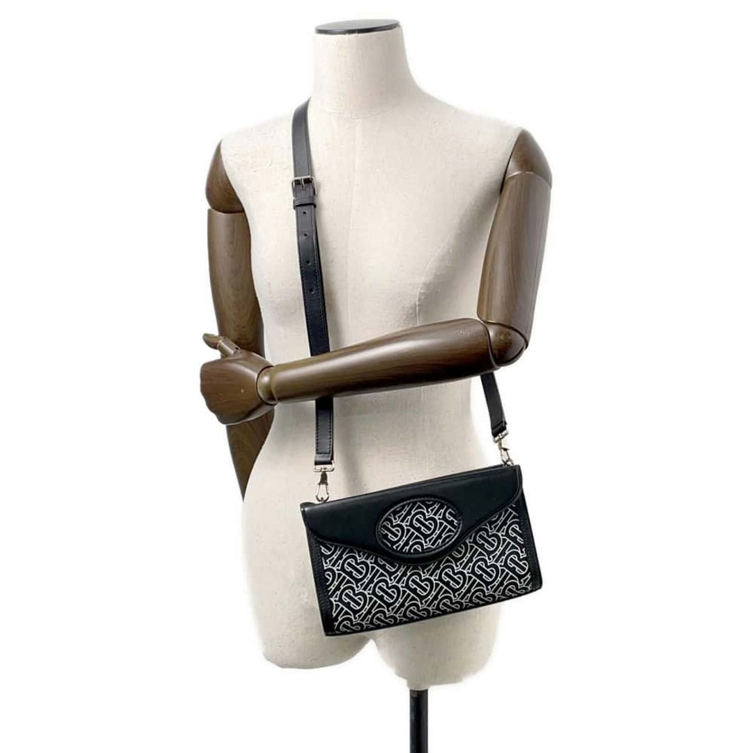 BURBERRY - バーバリー クラッチバッグ BTロゴ レザー BURBERRY BURBERRY - バーバリー クラッチバッグ BTロゴ レザー BURBERRY