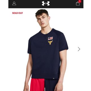 アンダーアーマー(UNDER ARMOUR)のプロジェクトロック 半袖 ショートスリーブシャツ　アンダーアーマー  新品メンズ(Tシャツ/カットソー(半袖/袖なし))